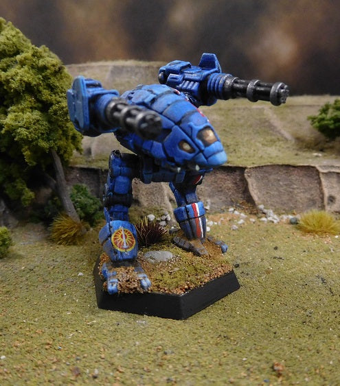 Painted Battletech Catapult- Twin RAC5's (RACAPULT) Davion Guards